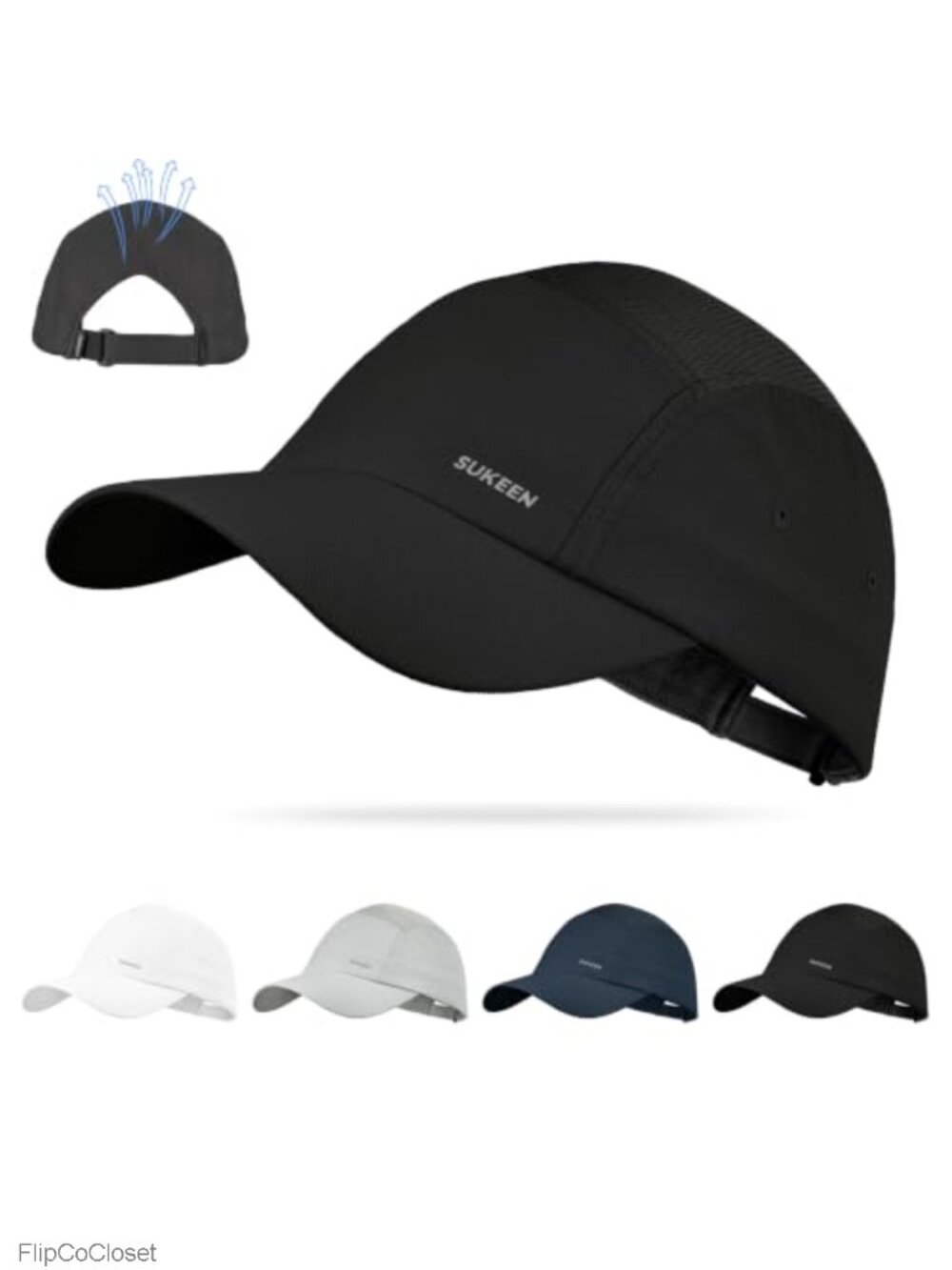 Lightweight Running Hat for Women Men Foldable Baseball Cap Sports